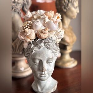 Seashell and Pearl Decorative Headpiece